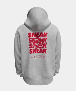 GREY SNEAK HOODIE - XL